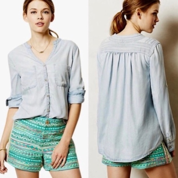 Anthropologie Tops - Anthro. Holding Horses - Bandera Shirt - Small